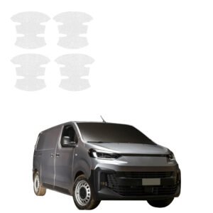 Komplektas 4w1 Bespalvė techninė apsauginė danga pod klamki Fiat Scudo (2024-2026) GRIZZ HeavyDuty Clear