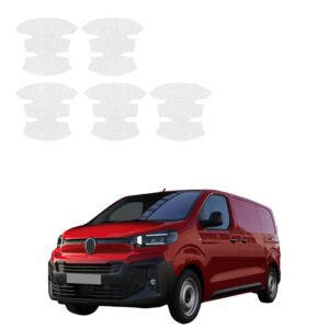 Komplektas 5w1 Bespalvė techninė apsauginė danga pod klamki Citroen Jumpy (2024-2026) GRIZZ HeavyDuty Clear