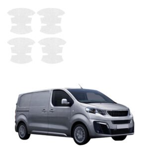 Komplektas 4w1 Bespalvė techninė apsauginė danga pod klamki Peugeot Expert (2024-2026) GRIZZ HeavyDuty Clear