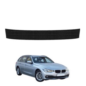 Juoda techninė apsauginė danga bagažinės slenksčiui BMW 3 F31 universalas LCI (2015-2018) GRIZZ HeavyDuty Black