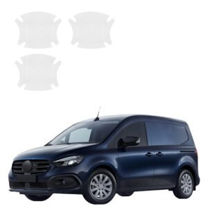 Komplektas 3w1 Bespalvė techninė apsauginė danga pod klamki Mercedes-Benz eCitan (2021-2026) GRIZZ HeavyDuty Clear