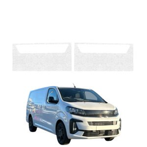 Komplektas 2w1 Balta techninė apsauginė danga priekiniams slenksčiams Opel Vivaro (2024-2026) GRIZZ HeavyDuty White