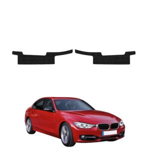 Komplektas 2w1 Juoda techninė apsauginė danga slenksčiams BMW 3 F30 Sedan Pre-LCI (2011-2015) GRIZZ HeavyDuty Black