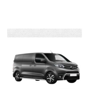Balta techninė apsauginė danga dešiniajam krovininių durų slenksčiui Toyota Proace (2024-2026) GRIZZ HeavyDuty White