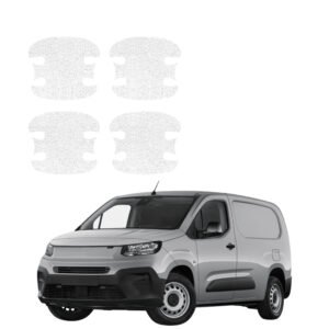 Komplektas 4w1 Balta techninė apsauginė danga pod klamki Fiat Doblo Cargo (2018-2026) GRIZZ HeavyDuty White