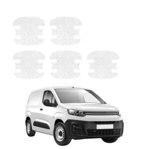 Komplektas 5w1 Balta techninė apsauginė danga pod klamki Citroen Berlingo VAN (2018-2026) GRIZZ HeavyDuty White