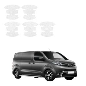 Komplektas 5w1 Balta techninė apsauginė danga pod klamki Toyota Proace (2024-2026) GRIZZ HeavyDuty White