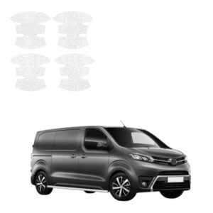 Komplektas 4w1 Balta techninė apsauginė danga pod klamki Toyota Proace (2024-2026) GRIZZ HeavyDuty White
