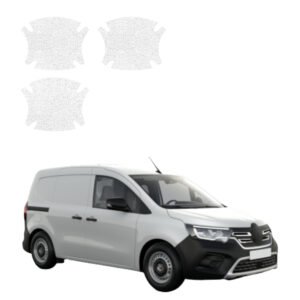 Komplektas 3w1 Balta techninė apsauginė danga pod klamki Renault Kangoo Van (2021-2026) GRIZZ HeavyDuty White
