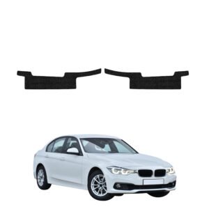 Komplektas 2w1 Juoda techninė apsauginė danga slenksčiams BMW 3 F30 Sedan LCI (2015-2018) GRIZZ HeavyDuty Black