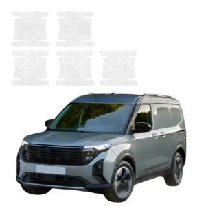 Komplektas 5w1 Balta techninė apsauginė danga pod klamki Ford Transit Courier (2024-2026) GRIZZ HeavyDuty White
