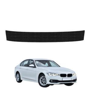 Juoda techninė apsauginė danga bagažinės slenksčiui BMW 3 F30 Sedan LCI (2015-2018) GRIZZ HeavyDuty Black