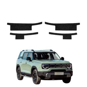 Komplektas 4w1 Juoda techninė apsauginė danga slenksčiams BAIC BJ30 (2026) GRIZZ HeavyDuty Black