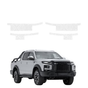 Komplektas 4w1 Balta techninė apsauginė danga slenksčiams JAC T9 (2025-2026) GRIZZ HeavyDuty White