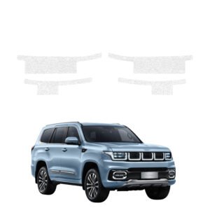Komplektas 4w1 Balta techninė apsauginė danga slenksčiams BAIC BJ60 (2026) GRIZZ HeavyDuty White