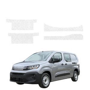 Komplektas 4w1 Balta techninė apsauginė danga slenksčiams Peugeot Partner (2018-2026) GRIZZ HeavyDuty White