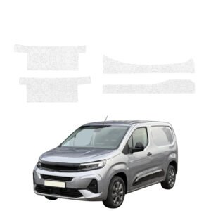 Komplektas 4w1 Balta techninė apsauginė danga slenksčiams Opel Combo Cargo (2018-2026) GRIZZ HeavyDuty White