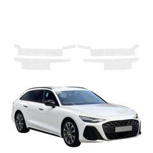 Komplektas 4w1 Bespalvė techninė apsauginė danga slenksčiams Audi A6 C9 Avant (2025-2026) GRIZZ HeavyDuty Clear