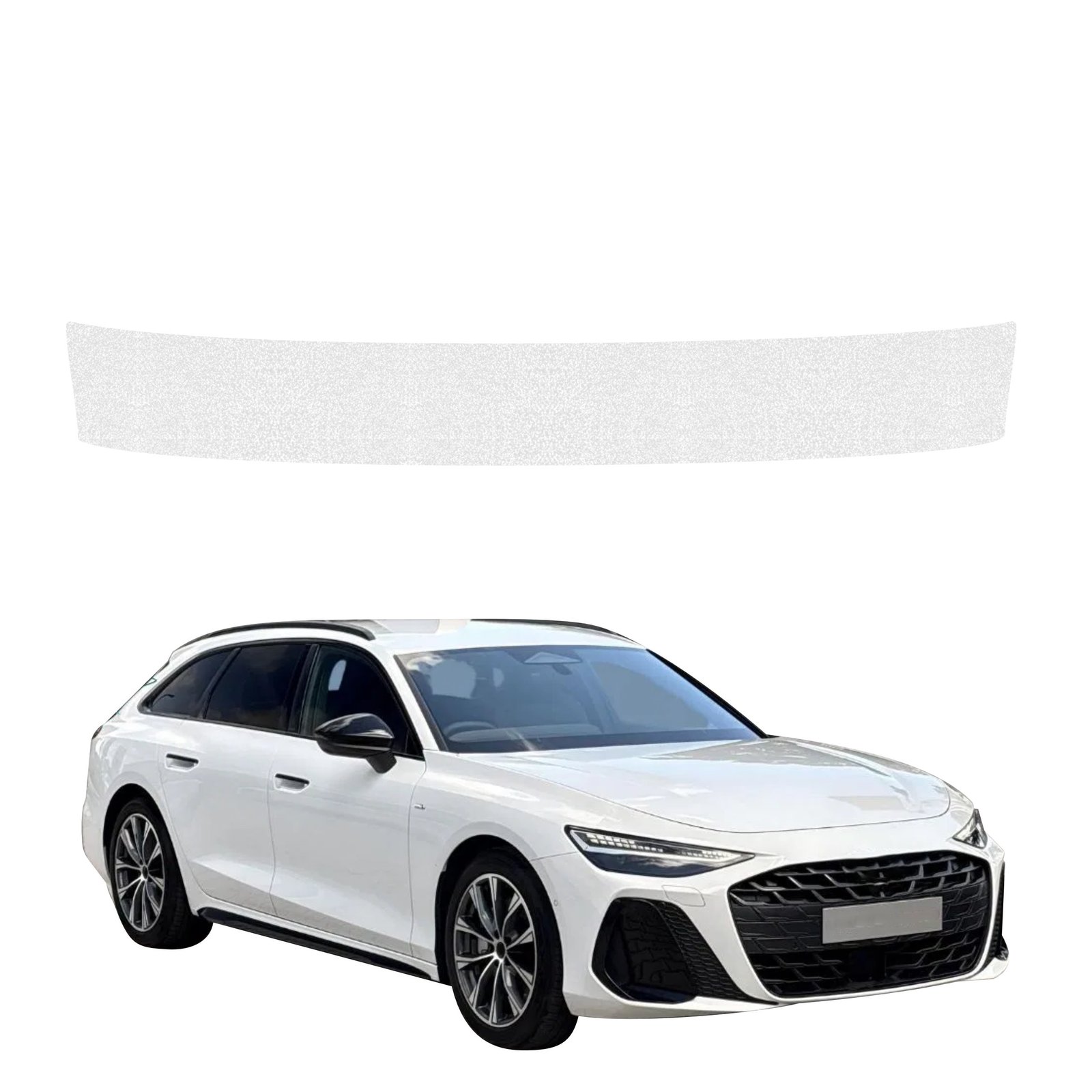 Bespalvė techninė apsauginė danga bagažinės slenksčiui Audi A6 C9 Avant (2025-2026) GRIZZ HeavyDuty Clear