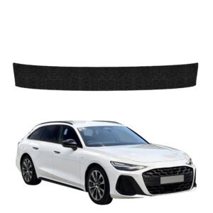Juoda techninė apsauginė danga bagažinės slenksčiui Audi A6 C9 Avant (2025-2026) GRIZZ HeavyDuty Black