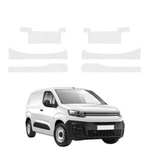 Komplektas 6w1 Bespalvė techninė apsauginė danga slenksčiams z wcięciami Citroen Berlingo VAN (2018-2026) GRIZZ HeavyDuty Clear