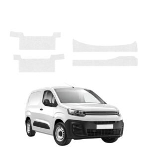 Komplektas 4w1 Bespalvė techninė apsauginė danga slenksčiams z wcięciami Citroen Berlingo VAN (2018-2026) GRIZZ HeavyDuty Clear