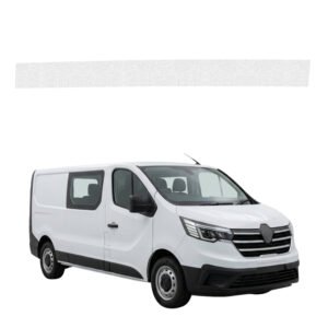 Bespalvė techninė apsauginė danga dešiniajam krovininių durų slenksčiui Renault Trafic 3 Facelift (2020-2026) GRIZZ HeavyDuty Clear
