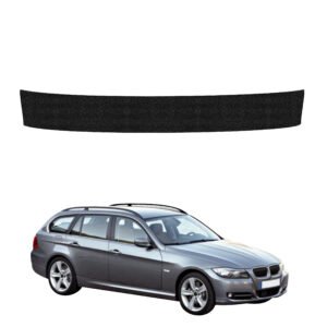 Juoda techninė apsauginė danga bagažinės slenksčiui BMW 3 E91 universalas LCI (2008-2012) GRIZZ HeavyDuty Black