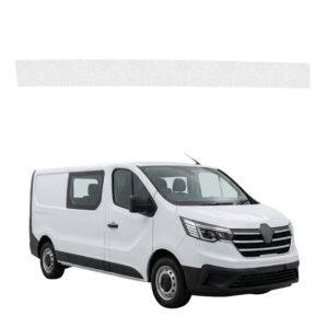 Bespalvė techninė apsauginė danga kairiajam krovininių durų slenksčiui Renault Trafic 3 Facelift (2020-2026) GRIZZ HeavyDuty Clear