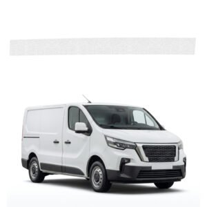 Bespalvė techninė apsauginė danga dešiniajam krovininių durų slenksčiui Nissan Primastar 2 Facelift (2021-2026) GRIZZ HeavyDuty Clear