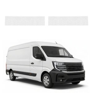 Komplektas 2w1 Bespalvė techninė apsauginė danga slenksčiams Nissan Interstar-e 3 (2024-2026) GRIZZ HeavyDuty Clear