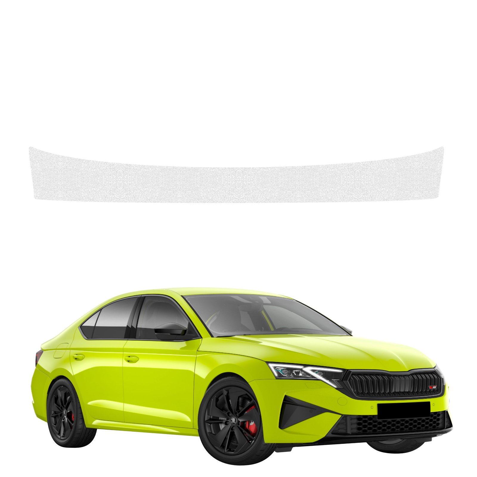 Bespalvė techninė apsauginė danga bagažinės slenksčiui Skoda Octavia 4 RS Facelift (2024-2026) GRIZZ HeavyDuty Clear