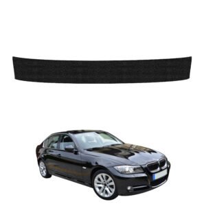 Juoda techninė apsauginė danga bagažinės slenksčiui BMW 3 E90 Sedan LCI (2008-2012) GRIZZ HeavyDuty Black