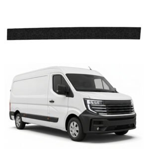 Juoda techninė apsauginė danga dešiniajam krovininių durų slenksčiui Nissan Interstar-e 3 (2024-2026) GRIZZ HeavyDuty Black
