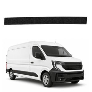 Juoda techninė apsauginė danga dešiniajam krovininių durų slenksčiui Renault Master 4 (2024-2026) GRIZZ HeavyDuty Black