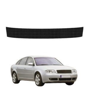 Juoda techninė apsauginė danga bagažinės slenksčiui Audi A6 C5 Sedan (1997-2004) GRIZZ HeavyDuty Black