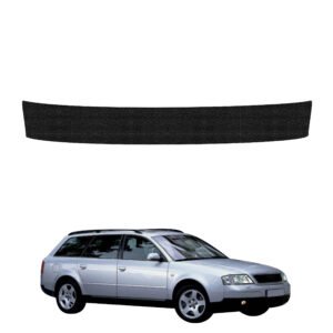Juoda techninė apsauginė danga bagažinės slenksčiui Audi A6 C5 Avant (1998-2004) GRIZZ HeavyDuty Black