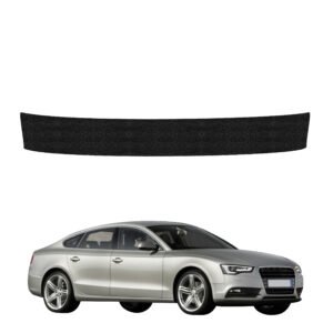 Juoda techninė apsauginė danga bagažinės slenksčiui Audi A5 8T 5D (2007-2011) GRIZZ HeavyDuty Black