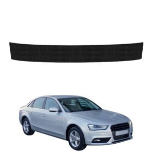 Juoda techninė apsauginė danga bagažinės slenksčiui Audi A4 B8 Sedan Facelifting (2011-2015) GRIZZ HeavyDuty Black