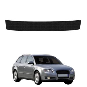 Juoda techninė apsauginė danga bagažinės slenksčiui Audi A4 B7 Avant (2004-2008) GRIZZ HeavyDuty Black