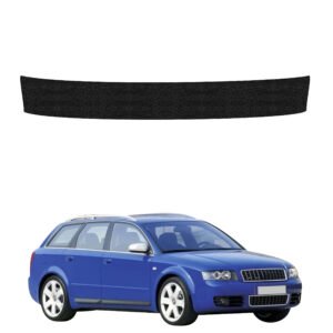 Juoda techninė apsauginė danga bagažinės slenksčiui Audi A4 B6 Avant (2000-2006) GRIZZ HeavyDuty Black