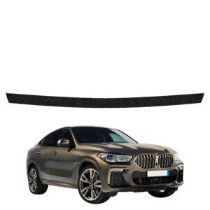 Juoda techninė apsauginė danga bagažinės slenksčiui BMW X6M (2019-2023) GRIZZ HeavyDuty Black