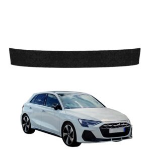 Juoda techninė apsauginė danga bagažinės slenksčiui Audi A3 8Y hečbekas 5D (2024-2026) GRIZZ HeavyDuty Black