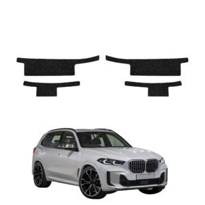 Komplektas 4w1 Juoda techninė apsauginė danga slenksčiams BMW X5 G05 (2023-2026) GRIZZ HeavyDuty Black