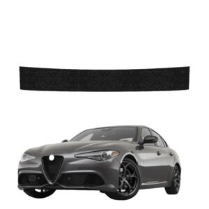 Juoda techninė apsauginė danga bagažinės slenksčiui Alfa Romeo Giulia (2023-2026) GRIZZ HeavyDuty Black