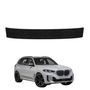 Juoda techninė apsauginė danga bagažinės slenksčiui BMW X5 G05 (2023-2026) GRIZZ HeavyDuty Black