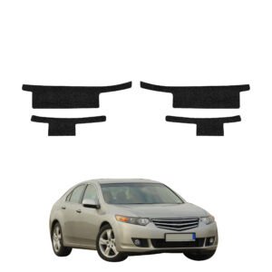 Komplektas 4w1 Juoda techninė apsauginė danga slenksčiams Honda Accord Sedan 5D (2021-2026) GRIZZ HeavyDuty Black
