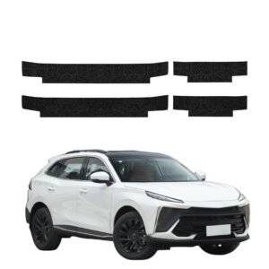 Komplektas 4w1 Juoda techninė apsauginė danga slenksčiams Forthing T5 Evo (2024-2026) GRIZZ HeavyDuty Black
