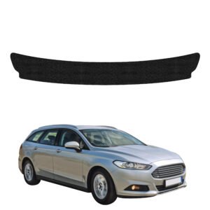 Juoda techninė apsauginė danga bagažinės slenksčiui Ford Mondeo Mk5 universalas (2014-2019) GRIZZ HeavyDuty Black