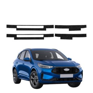 Komplektas 4w1 Juoda techninė apsauginė danga slenksčiams Ford Kuga Active X Facelift (2024-2026) GRIZZ HeavyDuty Black